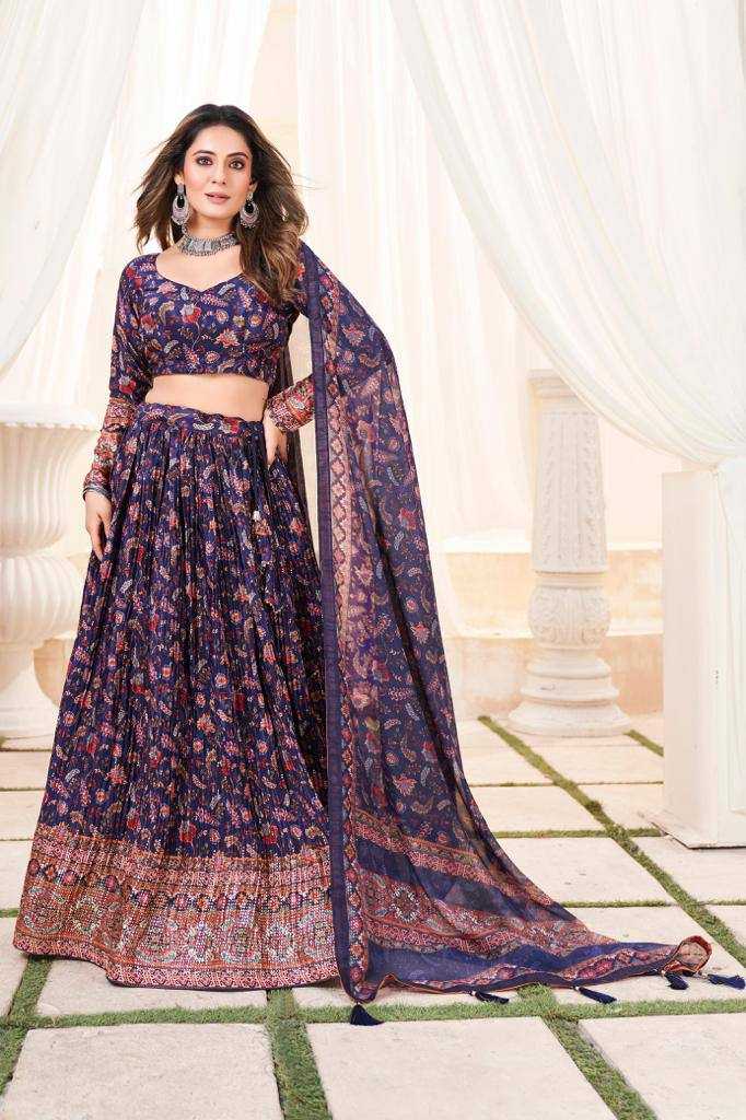 YNF CHINON GRO 7093 WHOLESALE LEHENGAS MANUFACTURER   